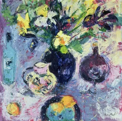 Still Life with Turquoise Bottle, 2002